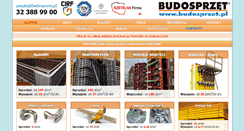 Desktop Screenshot of budosprzet.pl